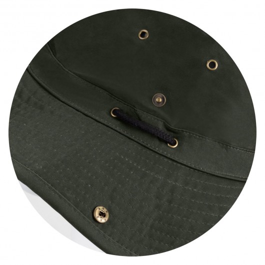 Oilskin Wide Brim Hats Detail
